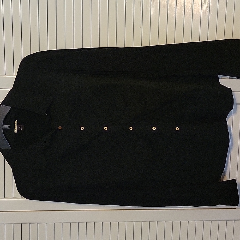 Dana Buchman Black Longsleeve blouse Size 14